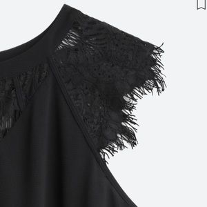 Black Lace Blouse